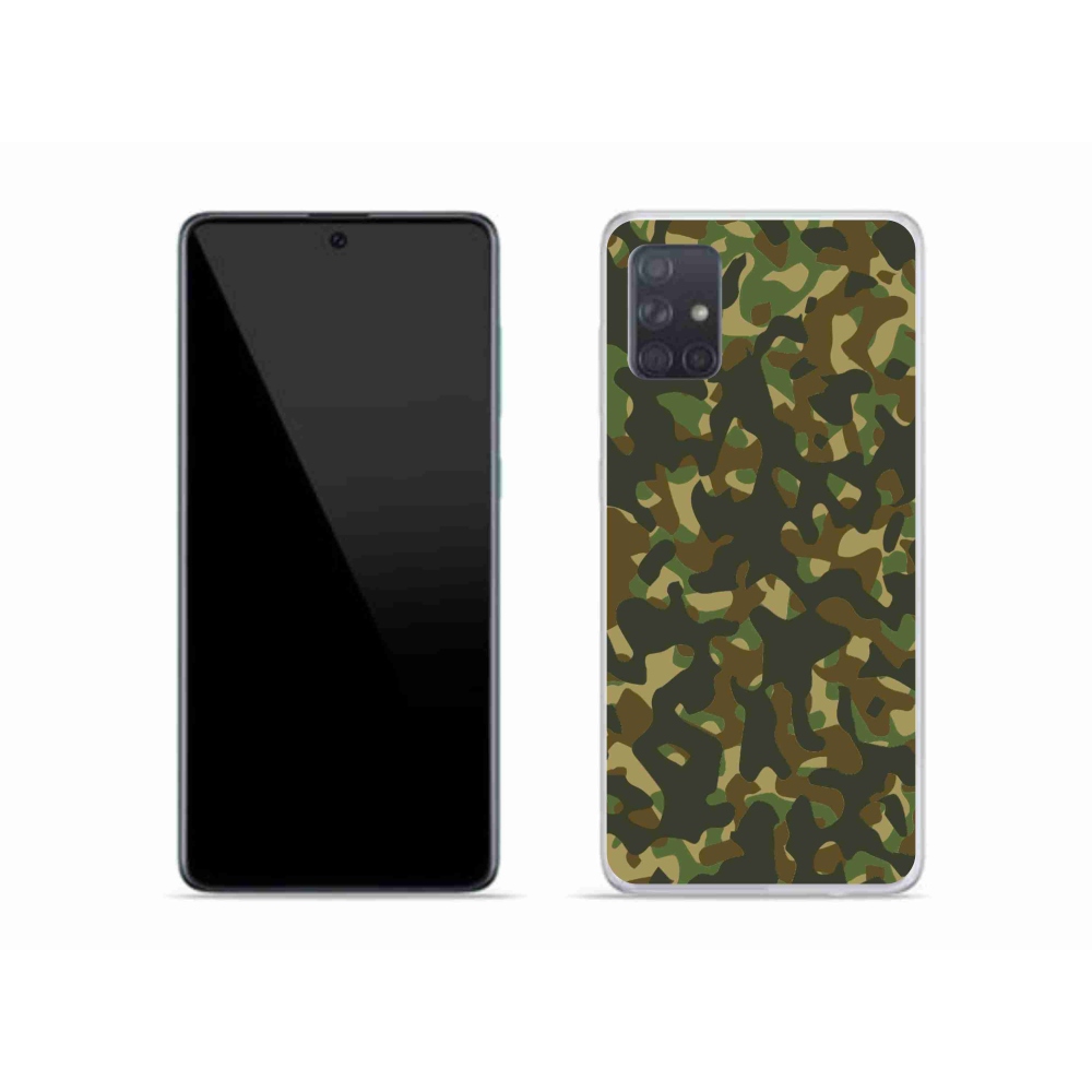 Gél védőhuzat mmCase Samsung Galaxy A51 készülékhez - terepszínű minta 1