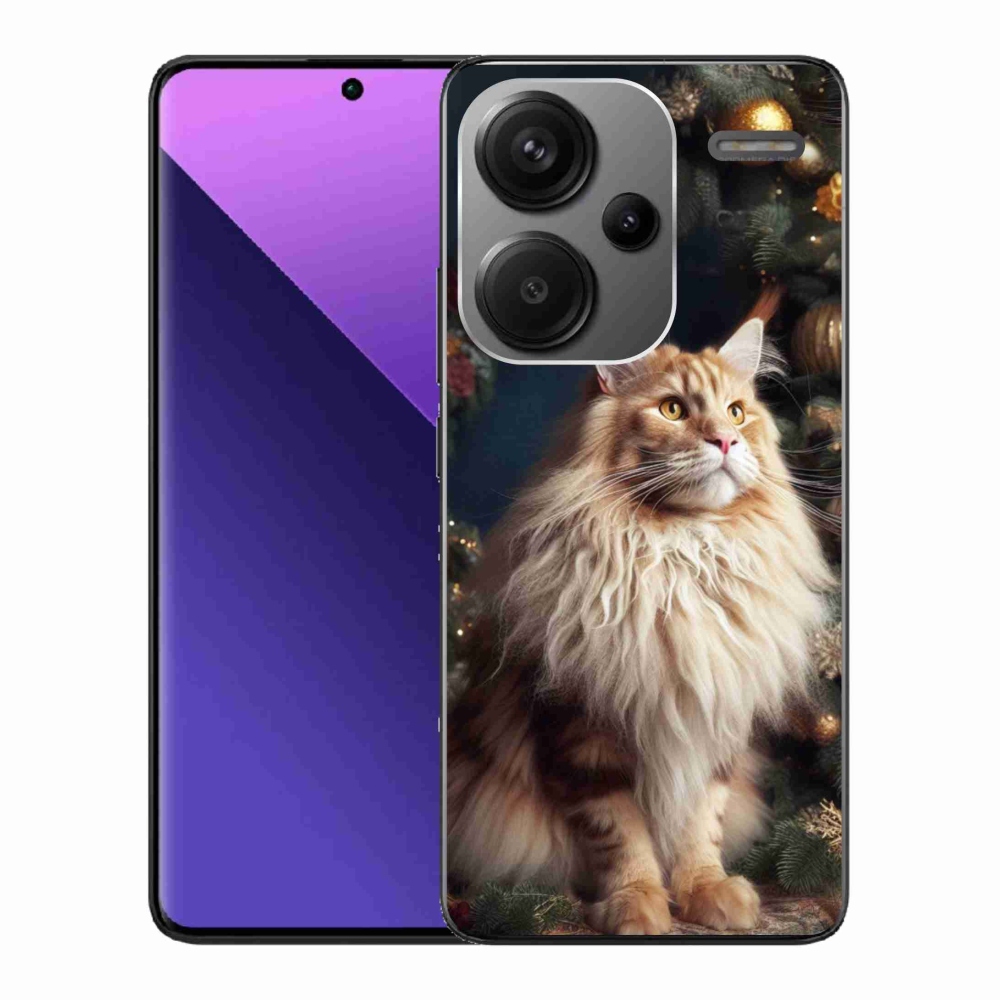 Gél borítás mmCase a Xiaomi Redmi Note 13 Pro+ 5G számára - macska a fánál