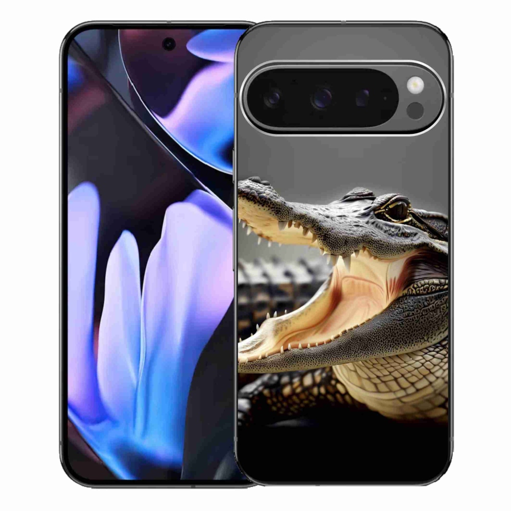 Gél borítás mmCase a Google Pixel 9 Pro XL-hez - krokodil