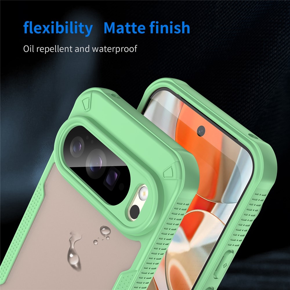 Fagyasztott tartós borítás a Google Pixel 10 Pro XL-hez - zöld