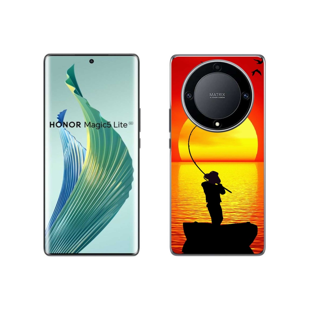 Gél borítás mmCase a Honor Magic 5 Lite 5G számára - horgászat