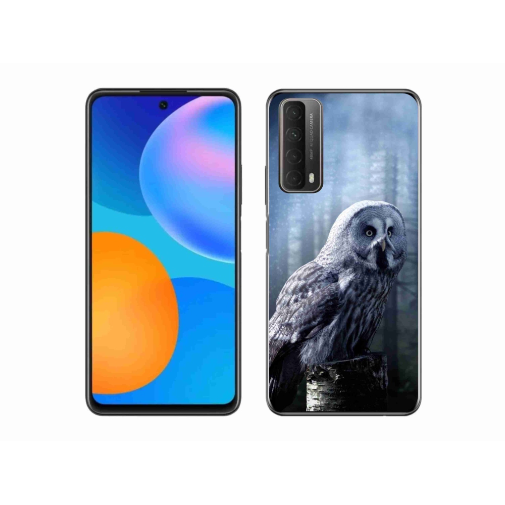 Zselés borítás mmCase a Huawei P Smart (2021) - bagoly
