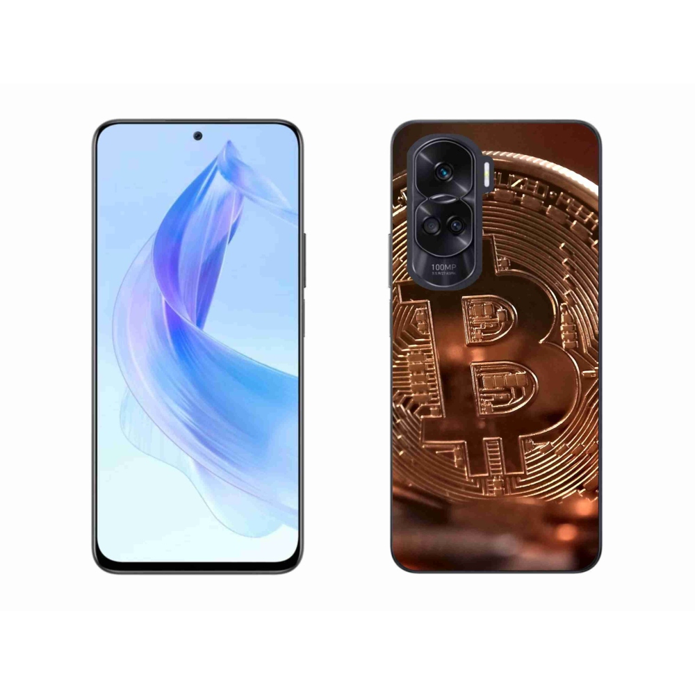 Gél borítás mmCase a Honor 90 Lite számára - bitcoin