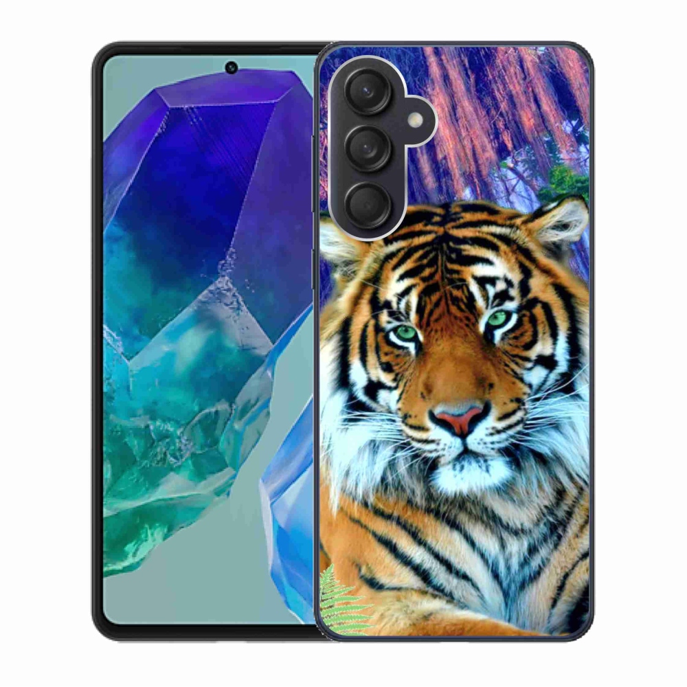 Gél tok mmCase a Samsung Galaxy M55 5G készülékhez - tigris