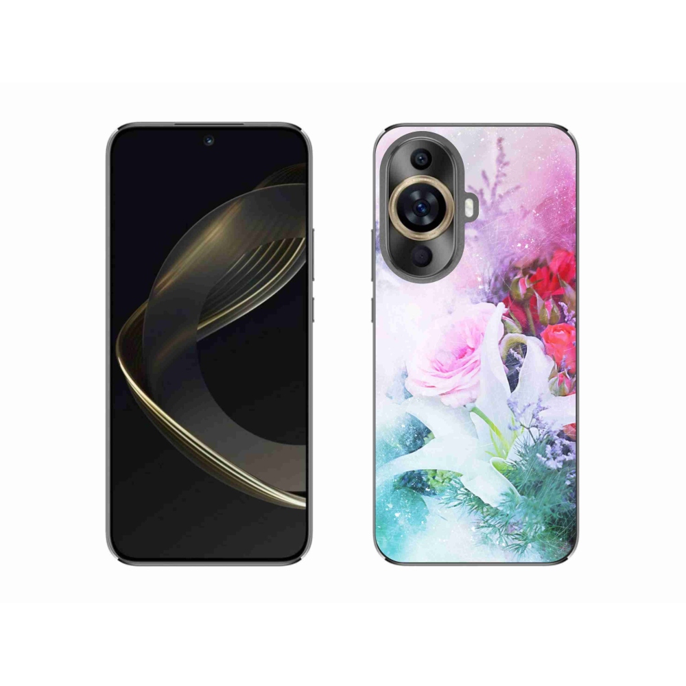 Gél borítás mmCase a Huawei Nova 11-hez - virágok 4