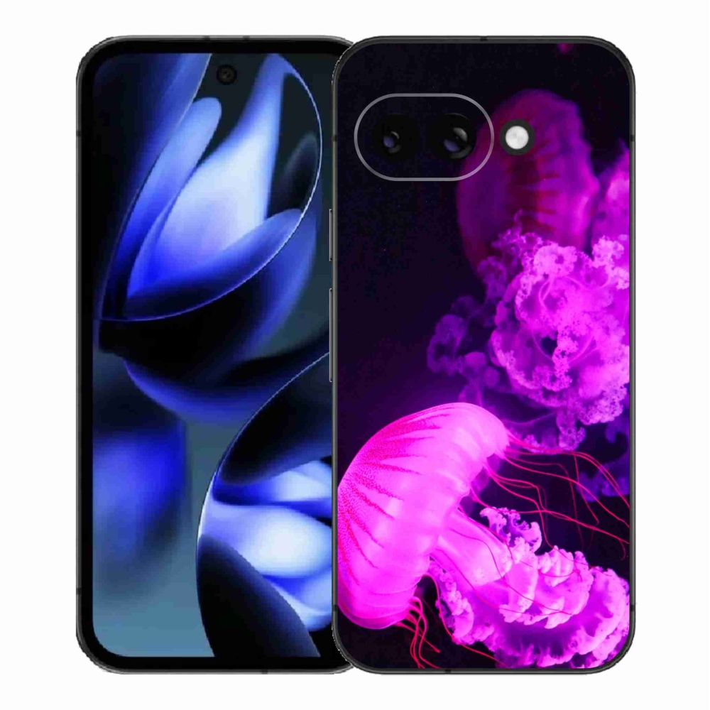 Zselés borítás mmCase a Google Pixel 9a készülékhez - medúza 1