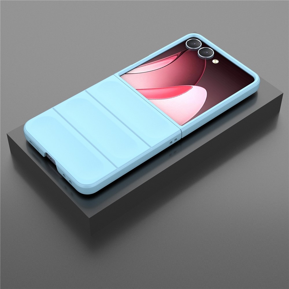 Rugg tartós zselés tok Samsung Galaxy Z Flip7 5G - világoskék színben