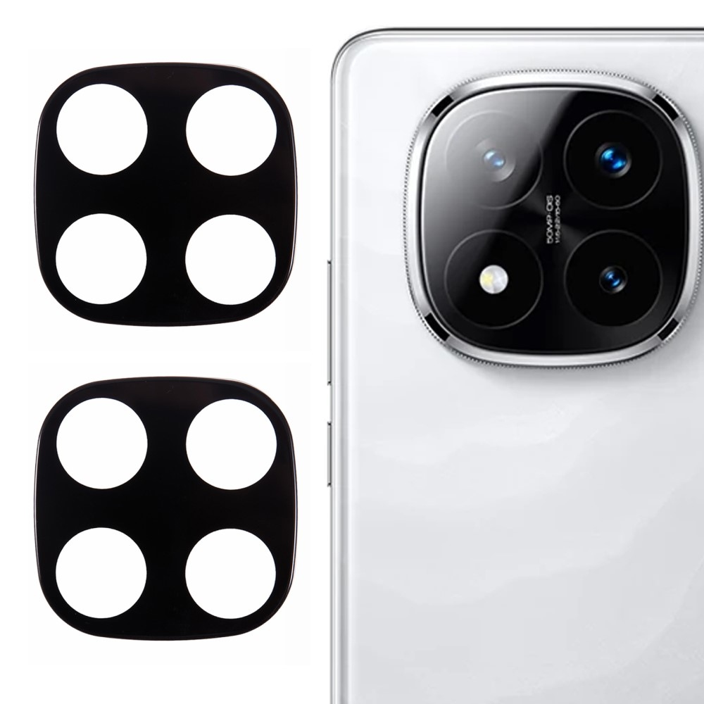 3D kamera lencse üveg Xiaomi Redmi Note 14 Pro - fekete 2db