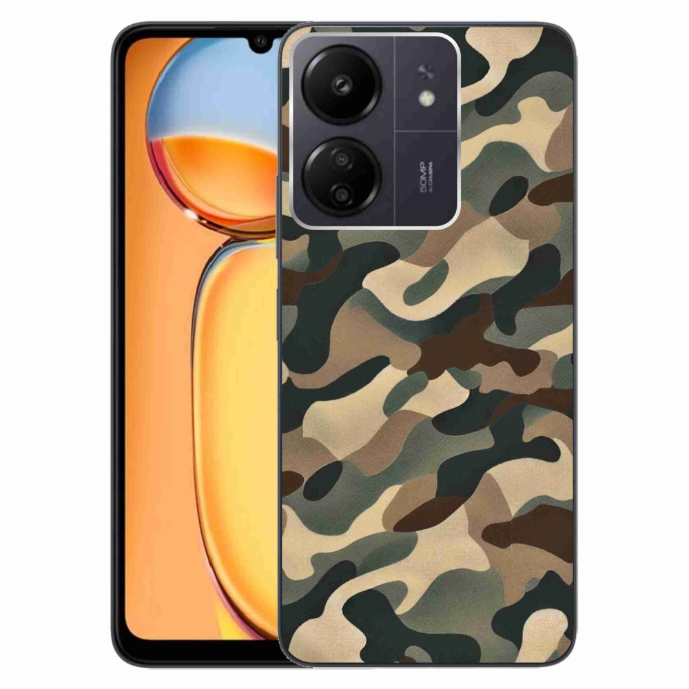 Gél borítás mmCase a Xiaomi Poco C65/Redmi 13C számára - terepszínű minta 11