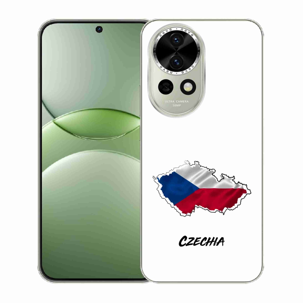 Gél borító mmCase a Huawei Nova 13 5G - Csehország fehér háttérrel