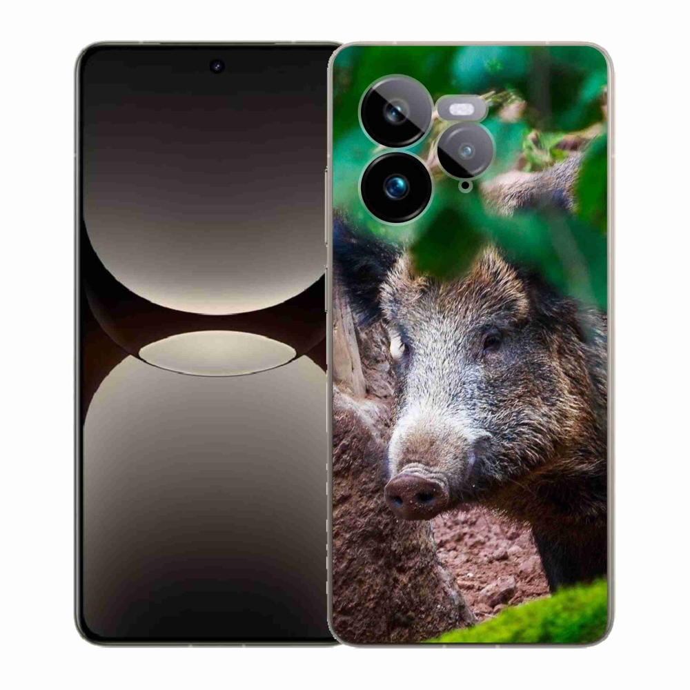 Gél borítás mmCase a Realme GT 7 Pro 5G készülékhez - vaddisznó