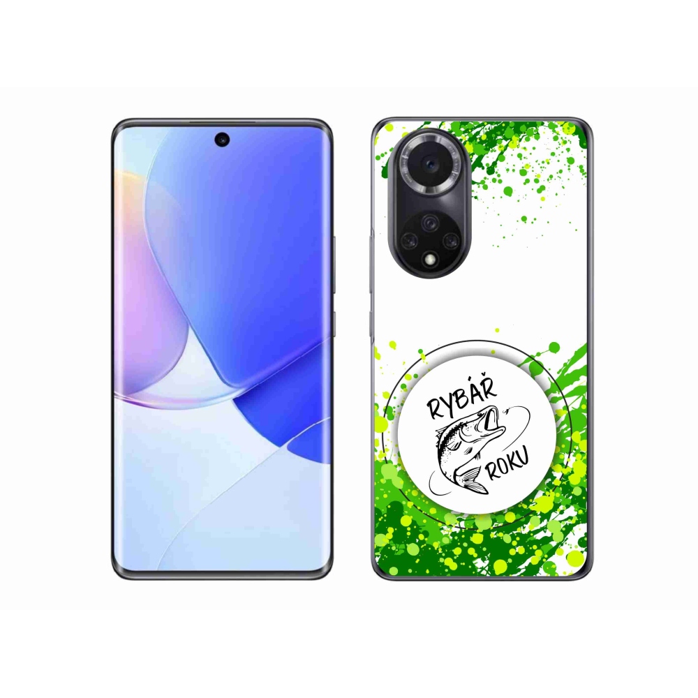 Gél borító mmCase a Honor 50 számára - az év halászának fehér háttere