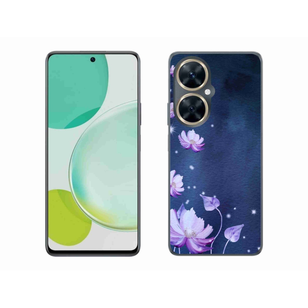 Gél tok mmCase a Huawei Nova 11i készülékhez - hulló virágok