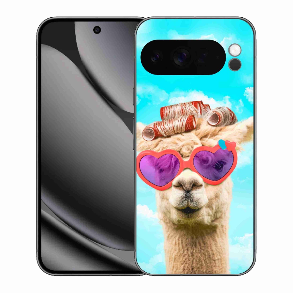 Zselés borítás mmCase a Google Pixel 10 Pro XL-hez - szemüveges láma