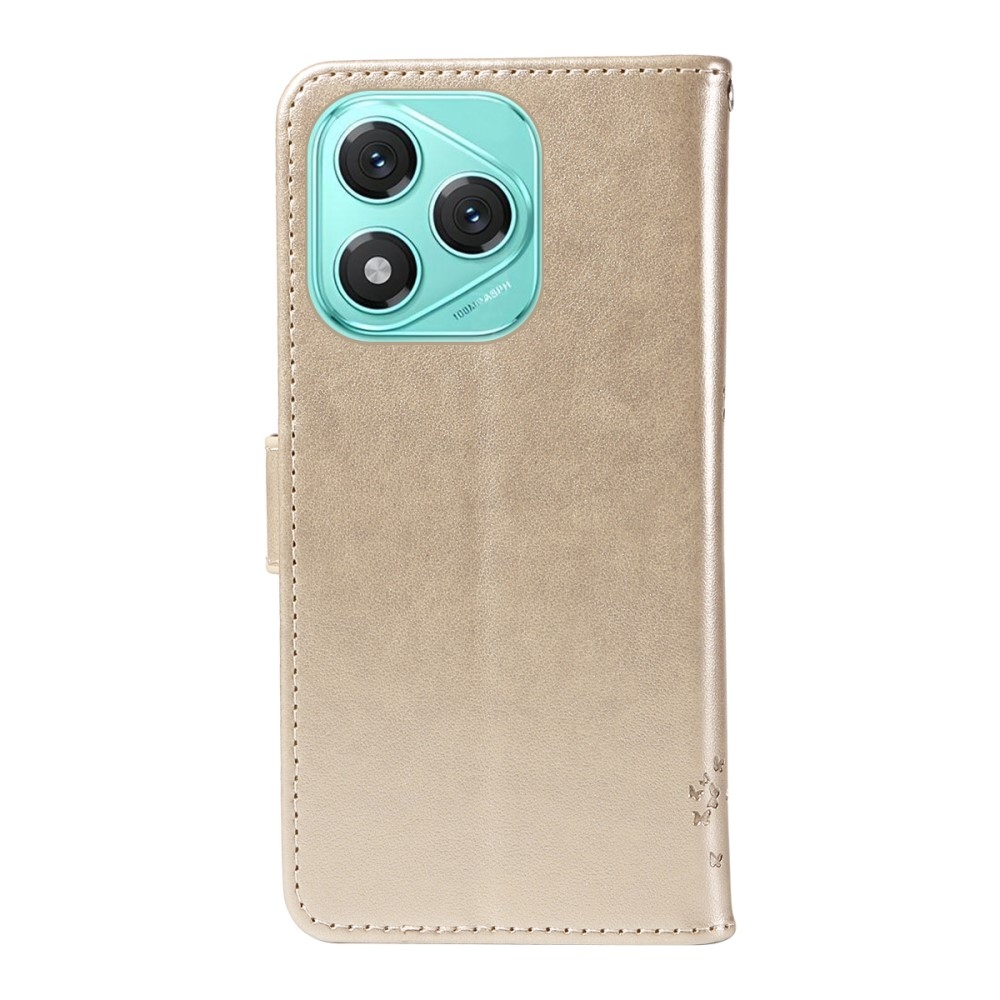 Fák könyvtáska a Honor 400 Lite-hoz - arany színben