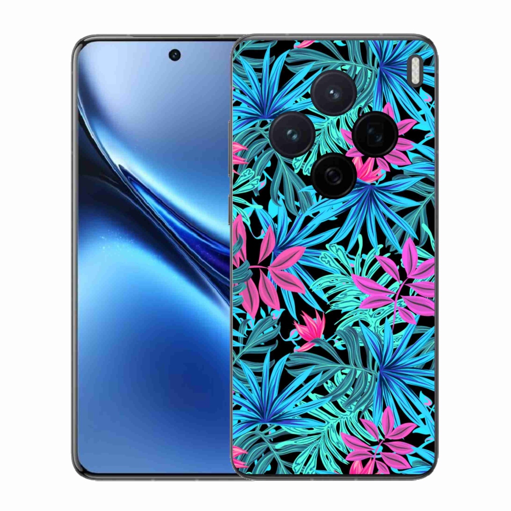 Zselés borítás mmCase a Vivo X200 5G-hez - virágok 3