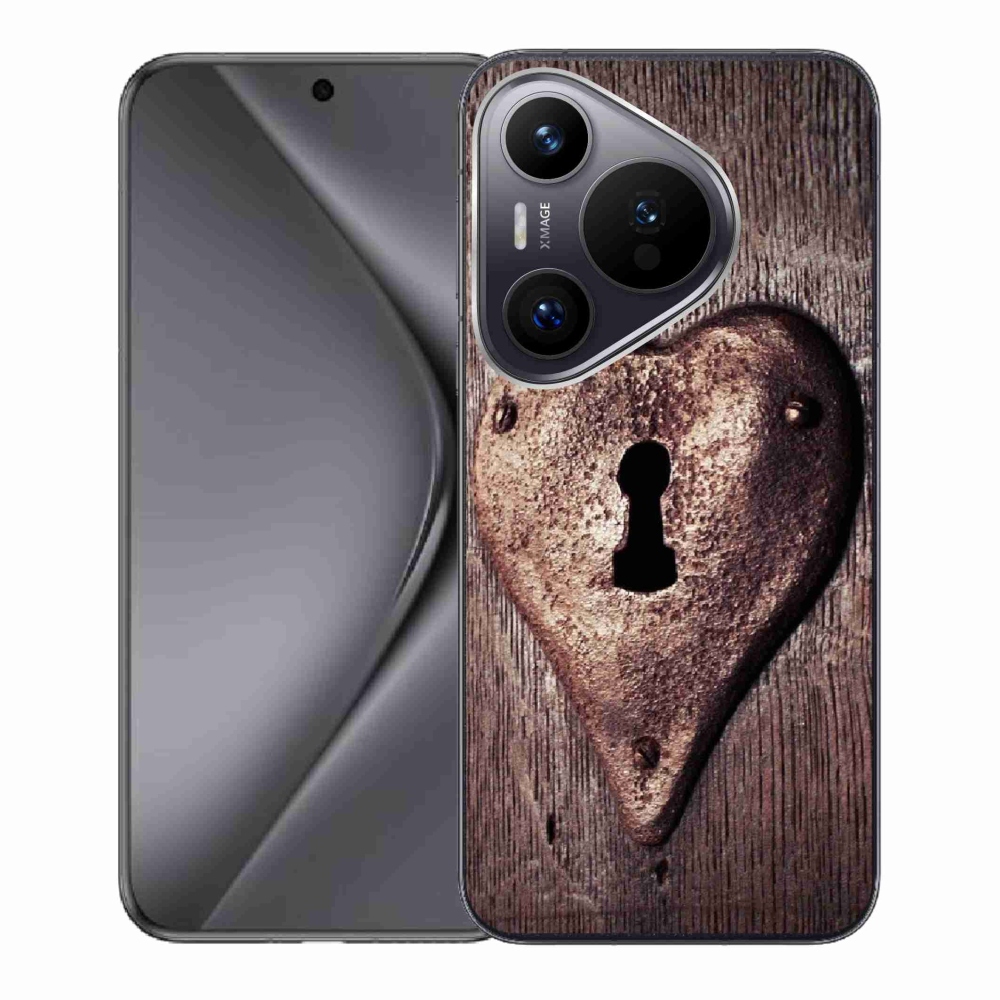 Gél borítás mmCase a Huawei Pura 70 készülékhez - szív alakú zár