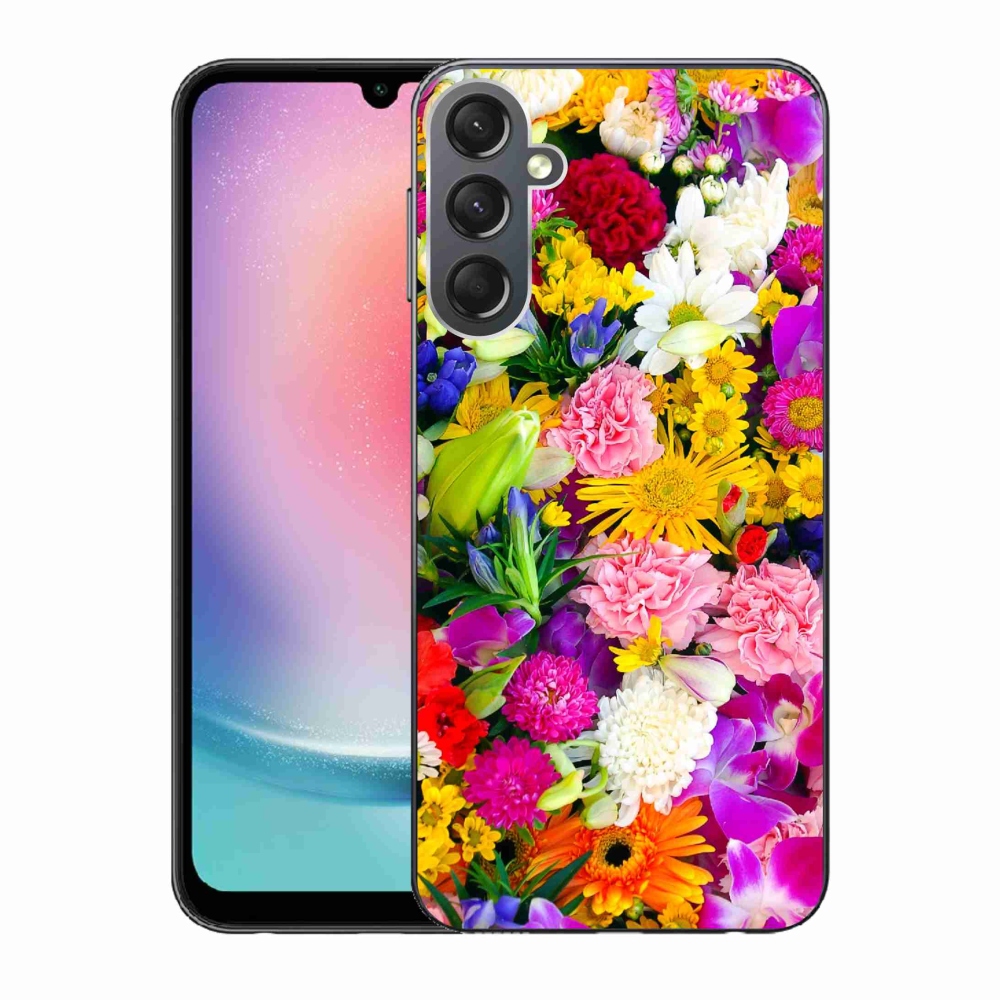 Gél borítás mmCase Samsung Galaxy A24 - virágok 12