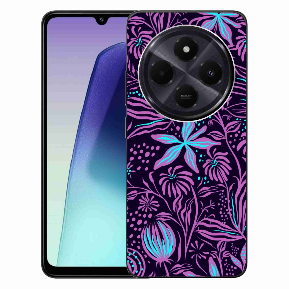 Gél borítás mmCase a Xiaomi Redmi 14C/Poco C75-hez - virágok 2