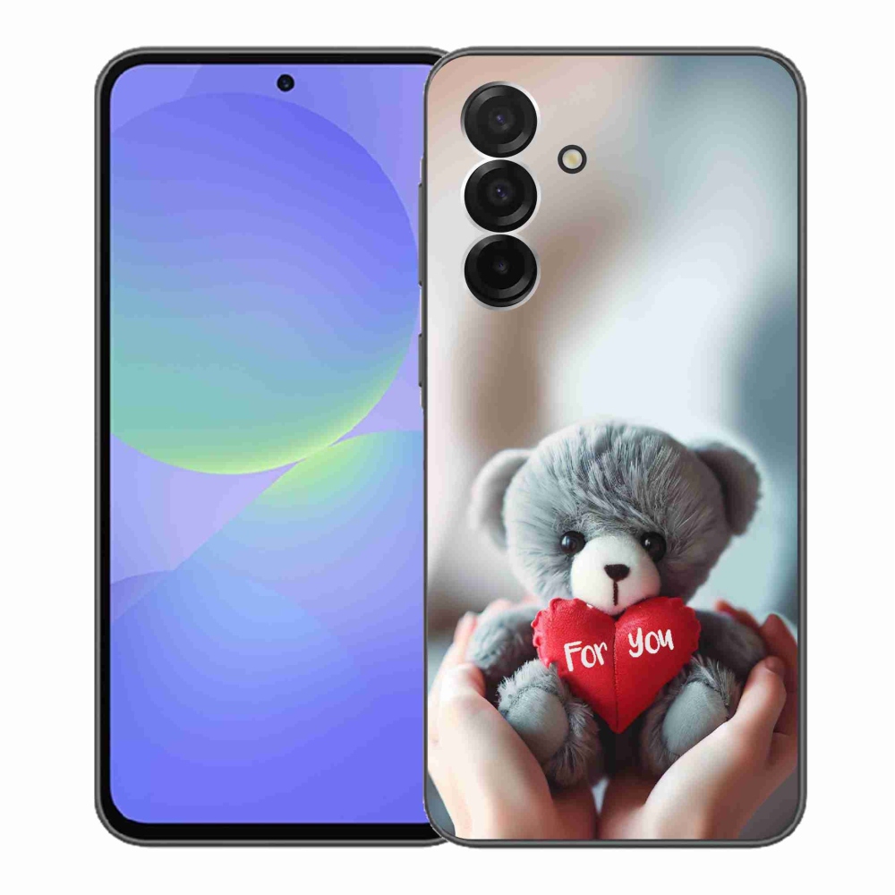 Gél borítás mmCase Samsung Galaxy A36 5G - mackó a szerelmesek számára