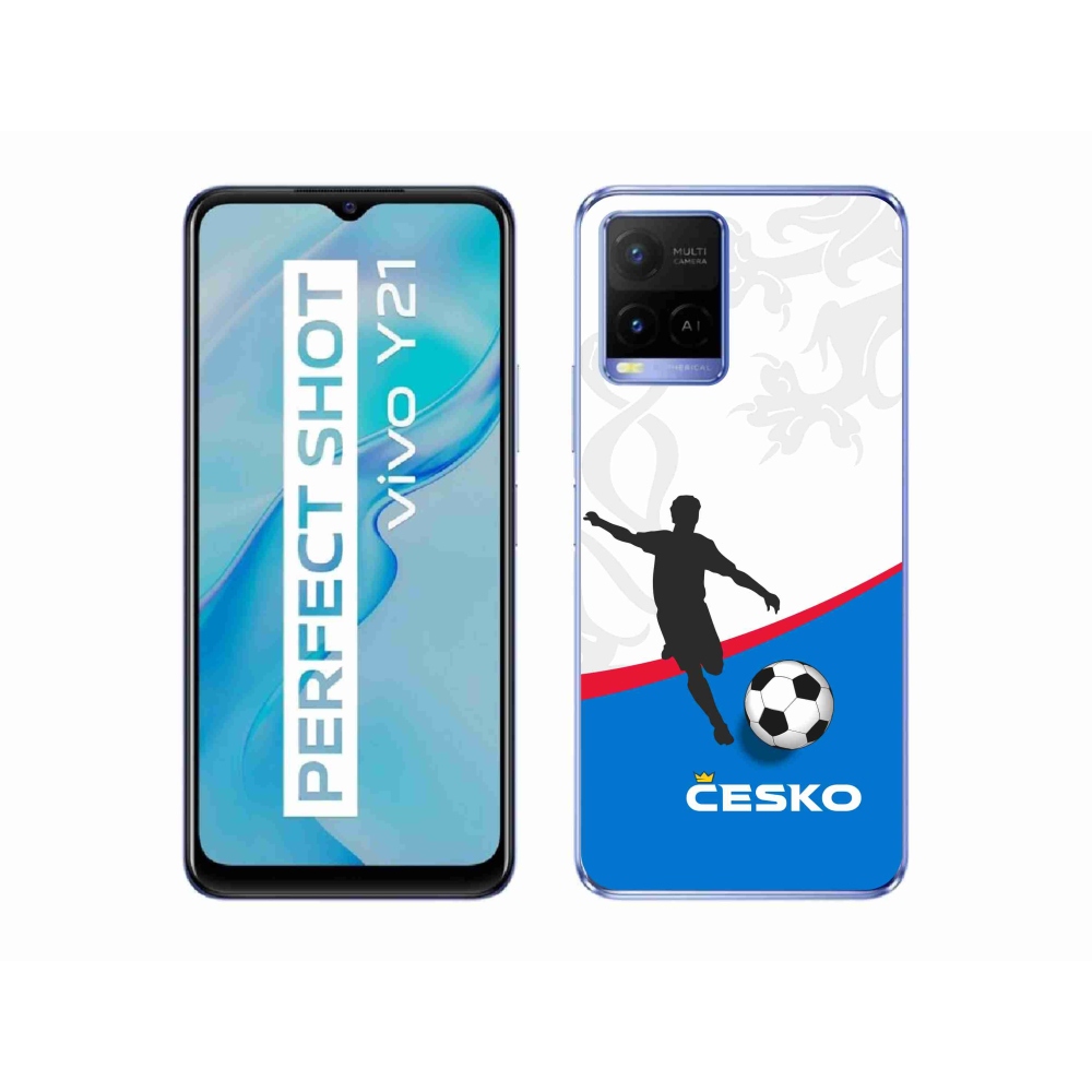 Gél borítás mmCase for Vivo Y21/Y21s/Y33s - futball Csehország 1