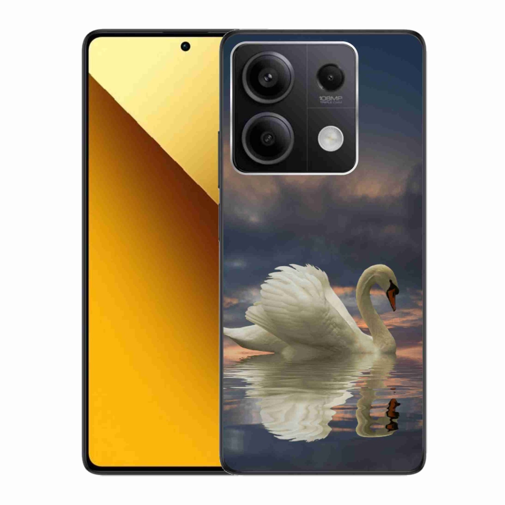 Gél borítás mmCase a Xiaomi Redmi Note 13 5G számára - hattyú