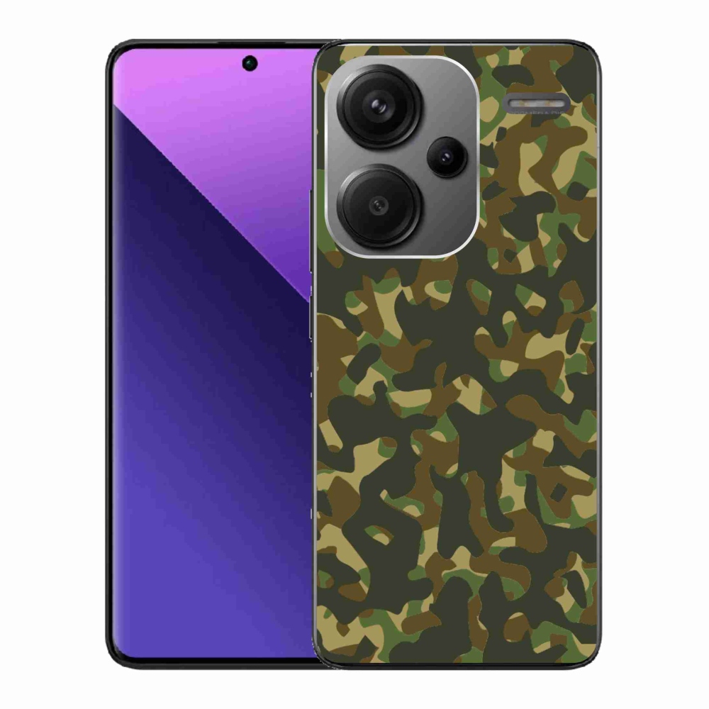 Gél borítás mmCase a Xiaomi Redmi Note 13 Pro+ 5G számára - álcázó minta 1
