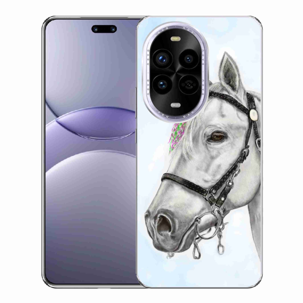 Gél borítás mmCase a Huawei Nova 13 Pro 5G - fehér ló 1
