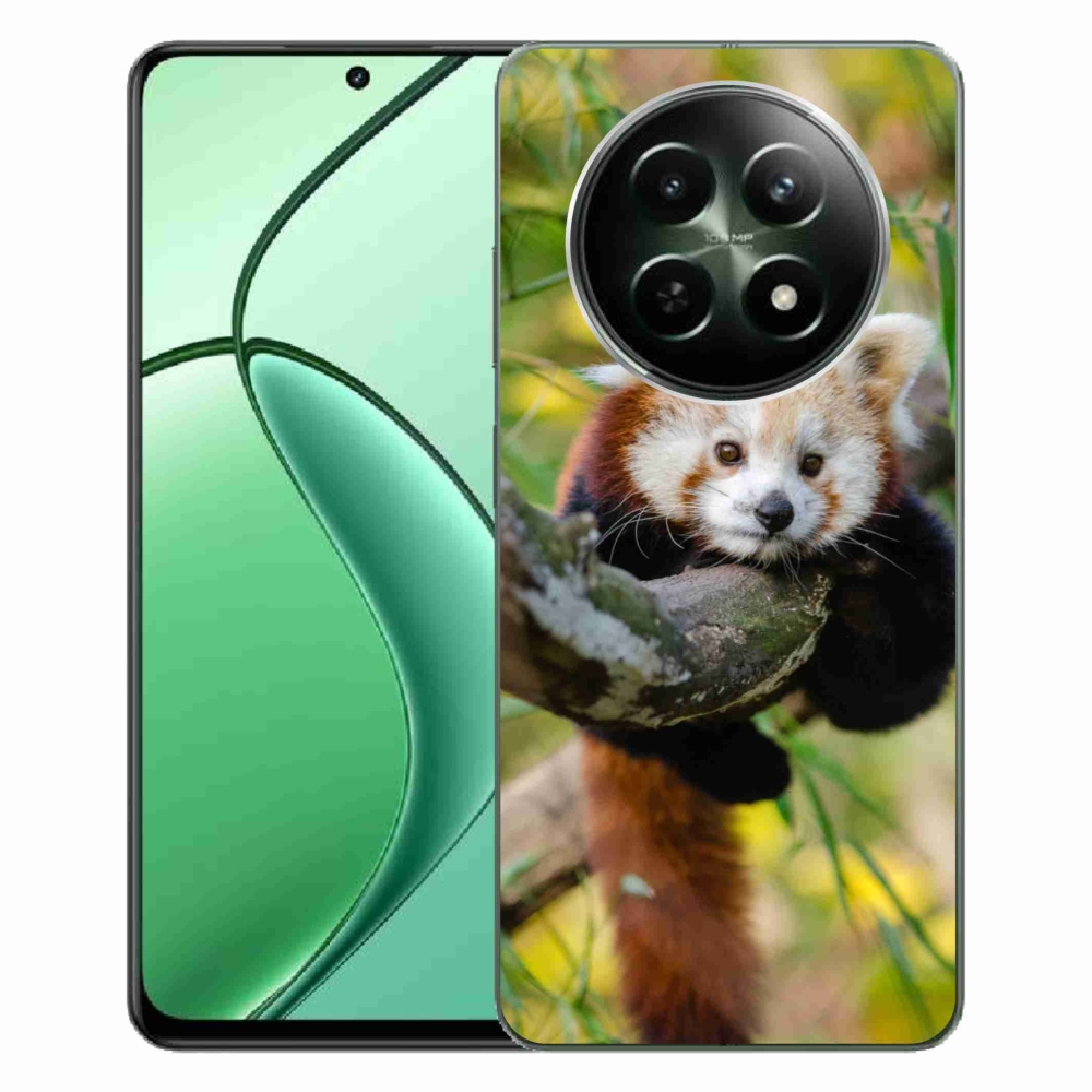 Gél borítás mmCase a Realme 12 5G/12x 5G készülékhez - panda piros