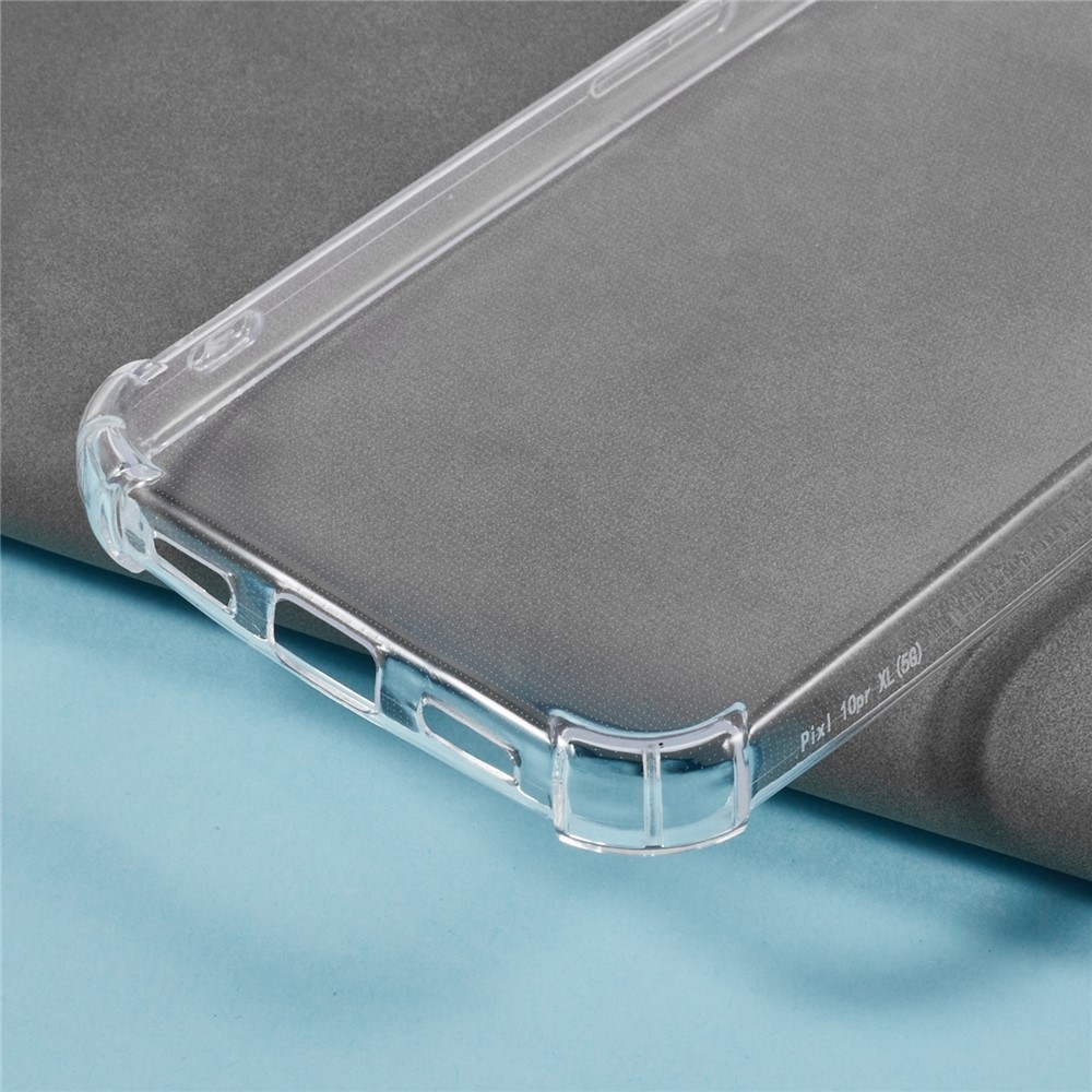 Átlátszó zselés tok megerősített sarkokkal a Google Pixel 10 Pro XL számára