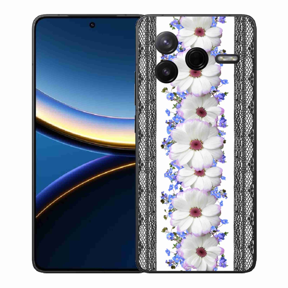 Gél borító mmCase a Xiaomi Poco F7 Pro számára - virágok 8
