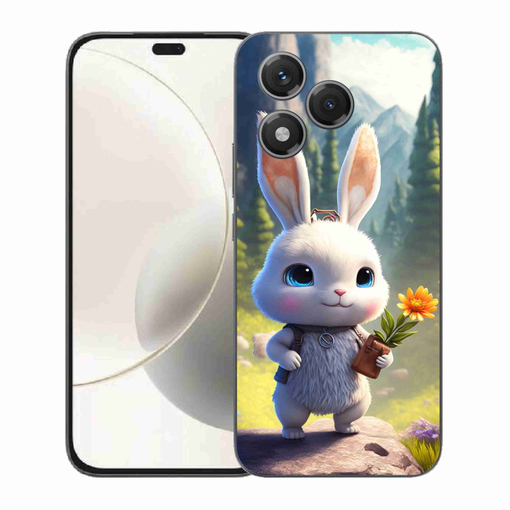 Zselés borítás mmCase a Honor 400 Lite-hoz - aranyos nyuszi