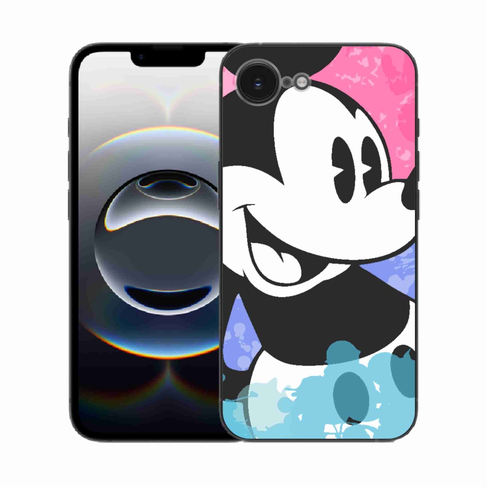 Zselés borítás mmCase iPhone 16e készülékhez - mickey egér