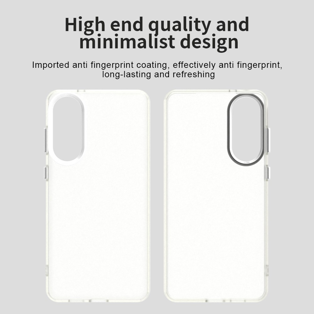 Candys matt zselés tok Samsung Galaxy S25 Edge készülékhez - fehér