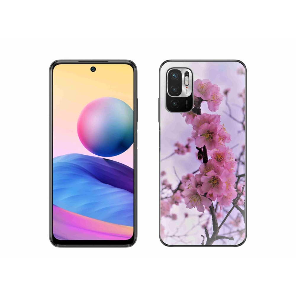 Gél borító mmCase a Xiaomi Redmi Note 10 5G számára - virágok 7