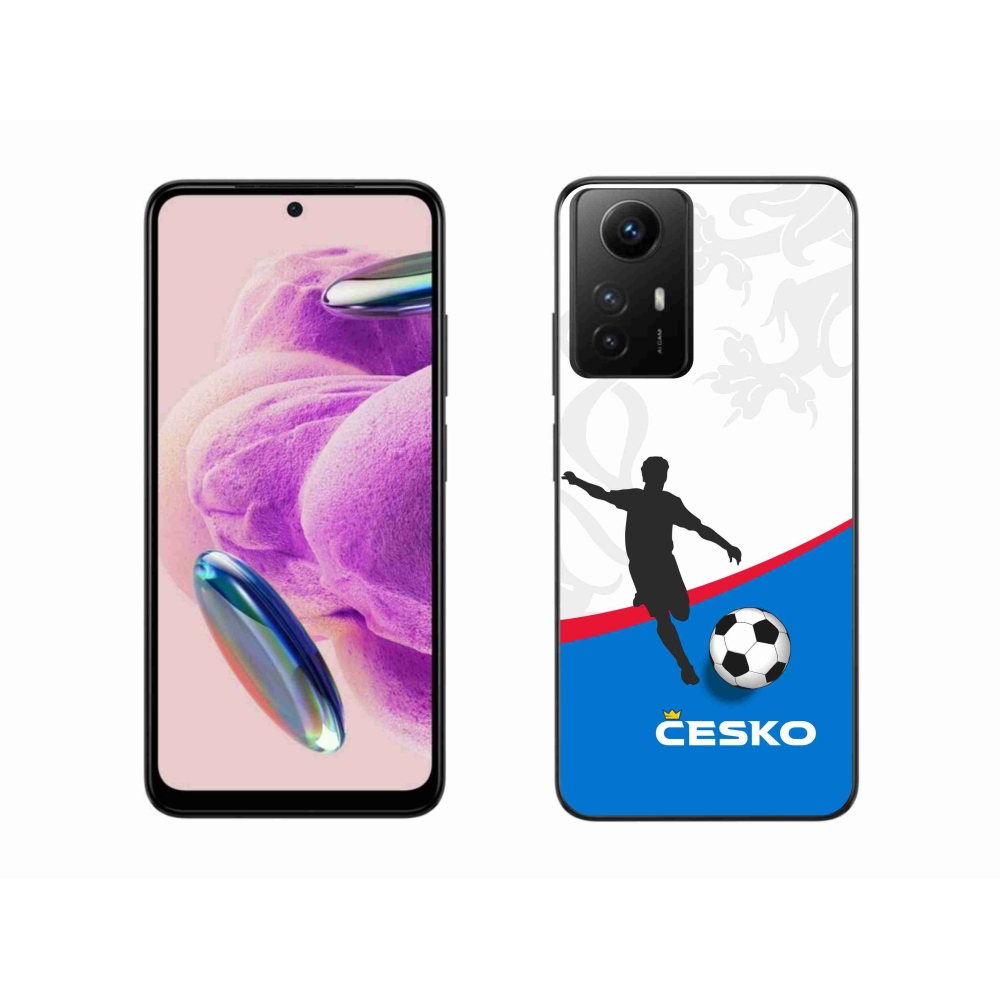Gél borítás mmCase a Xiaomi Redmi Note 12S - futball Csehország 1