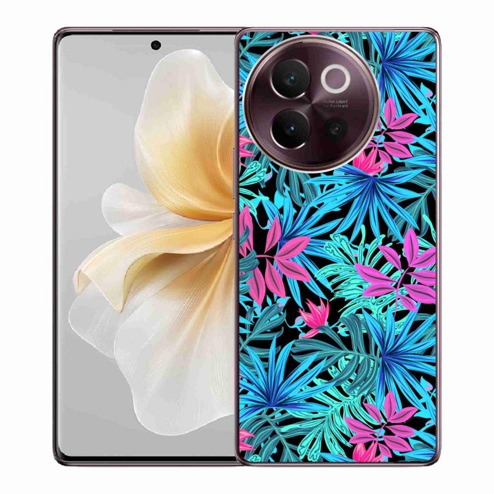 Gél borító mmCase a Vivo V40 Lite 5G készülékhez - virágok 3