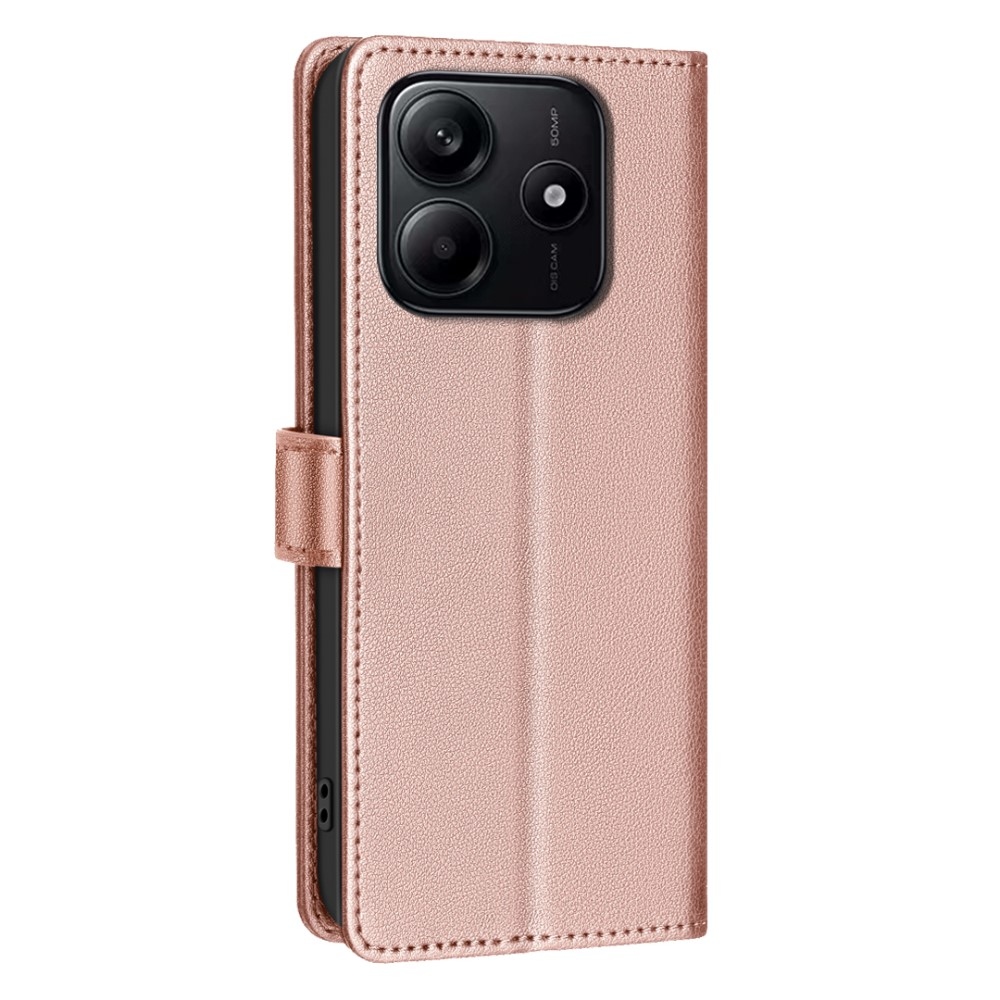 BNF könyvtáska Xiaomi Redmi Note 14 5G - rózsaarany