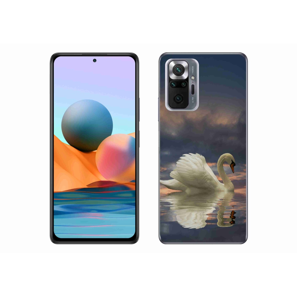Gél borítás mmCase a Xiaomi Redmi Note 10 Pro készülékhez - hattyú