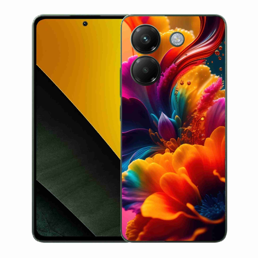 Gél borítás mmCase a Xiaomi Poco M7 Pro 5G számára - absztrakt motívum 2