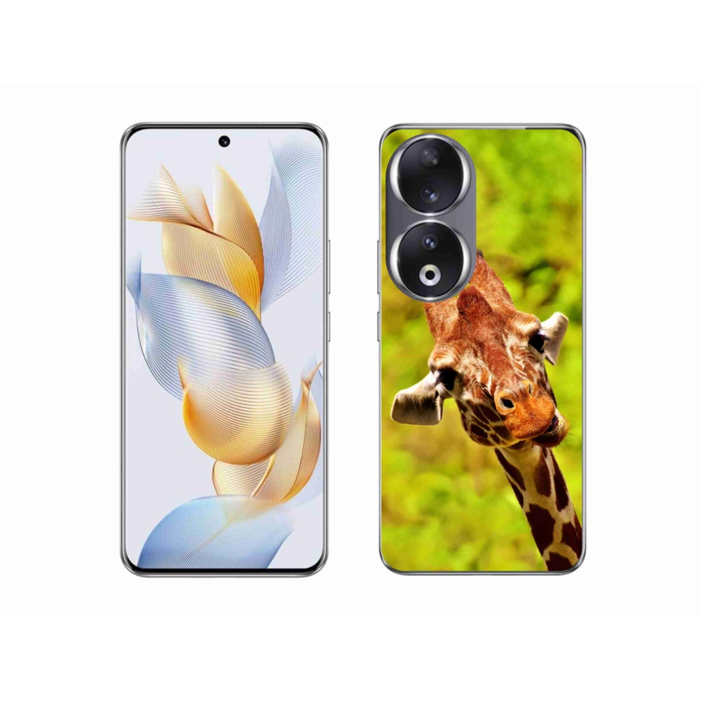 Zselés borítás mmCase a Honor 90 készülékhez - zsiráf