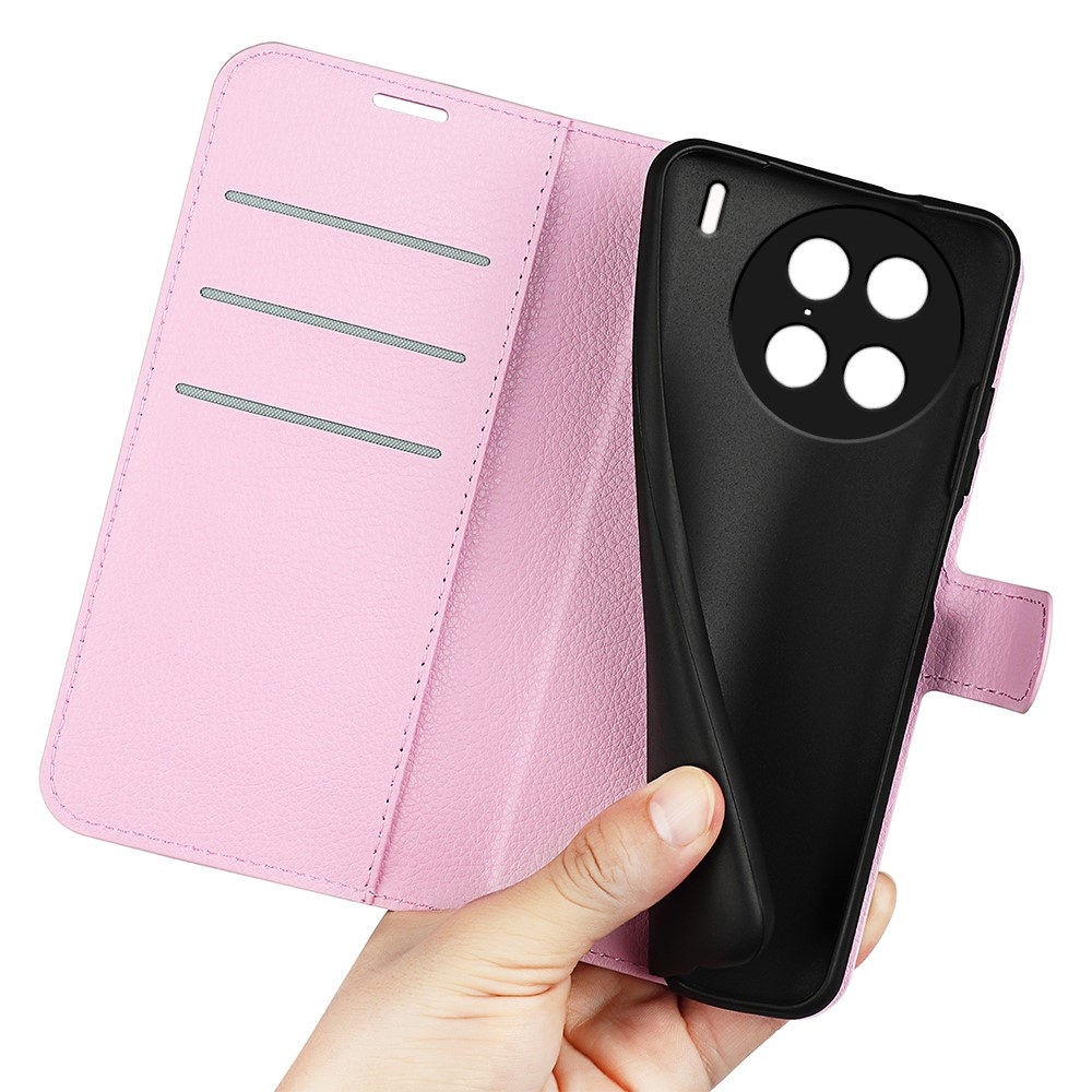 Litchi könyv tok a Vivo X90 Pro-hoz - rózsaszínű