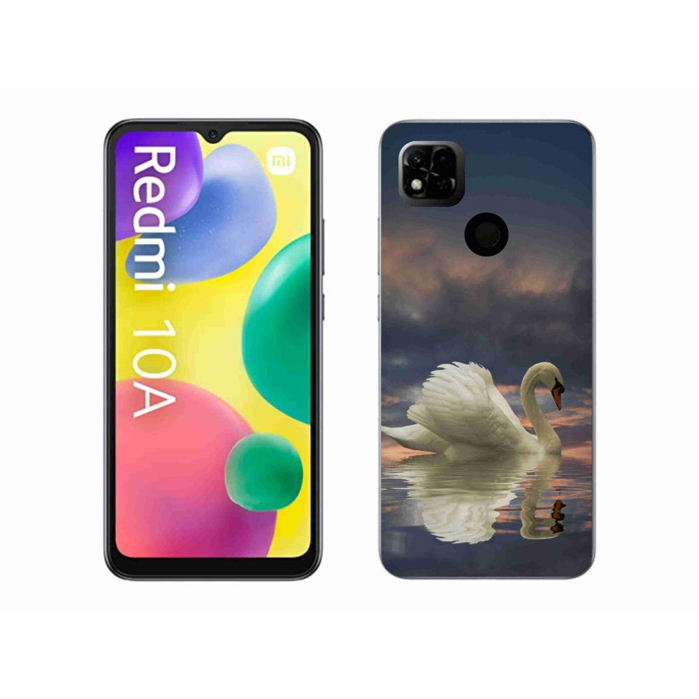 Gél borítás mmCase a Xiaomi Redmi 10A számára - hattyú