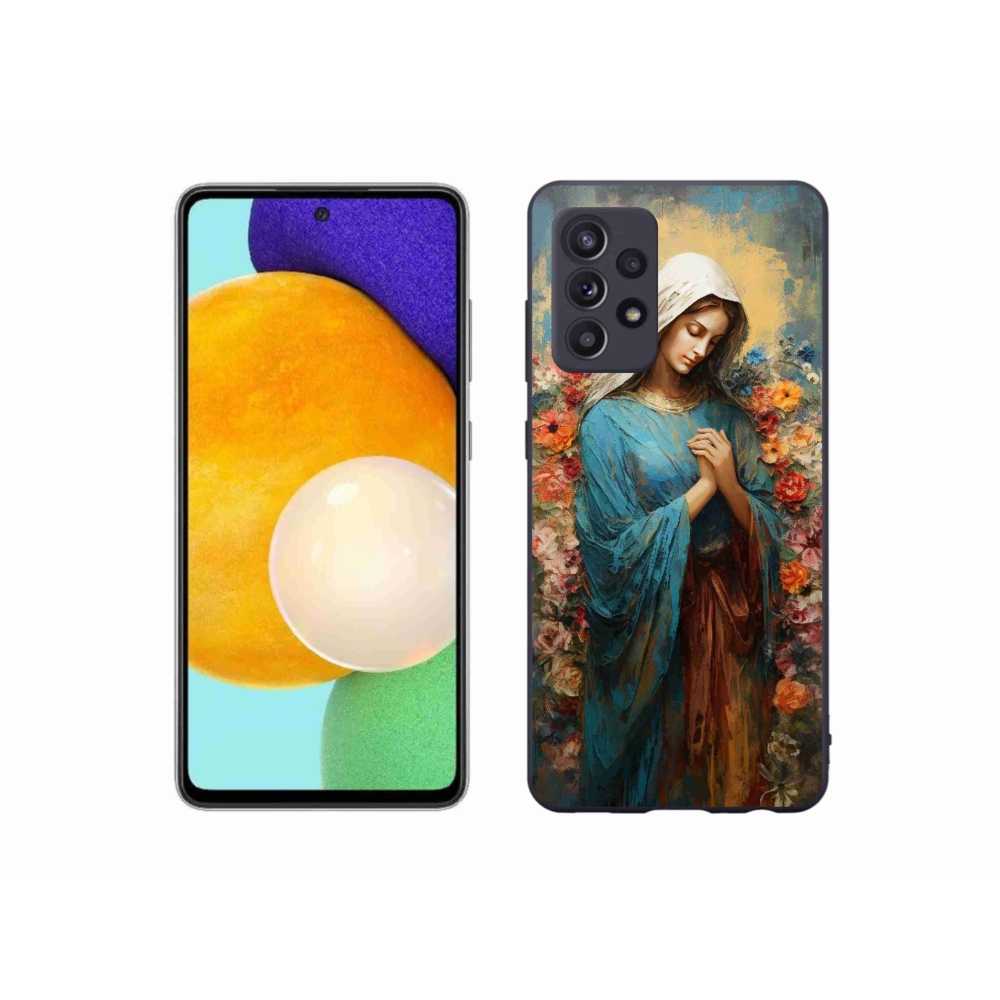 Zselés borítás mmCase Samsung Galaxy A52/A52 5G - szent nőhöz