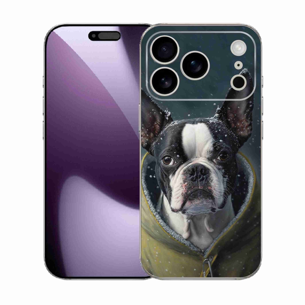 Zselés borítás mmCase iPhone 17 Pro készülékhez - bulldog
