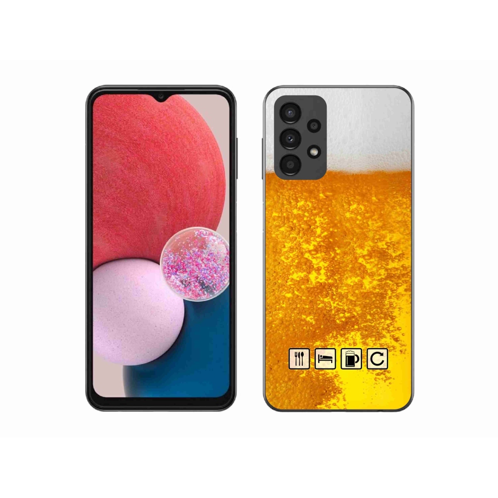 Gél borítás mmCase Samsung Galaxy A13 4G - sör motívum 3
