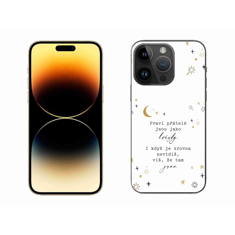 Gél borítás mmCase iPhone 14 Pro Max 6.7 - idézet 6 fehér háttérhez