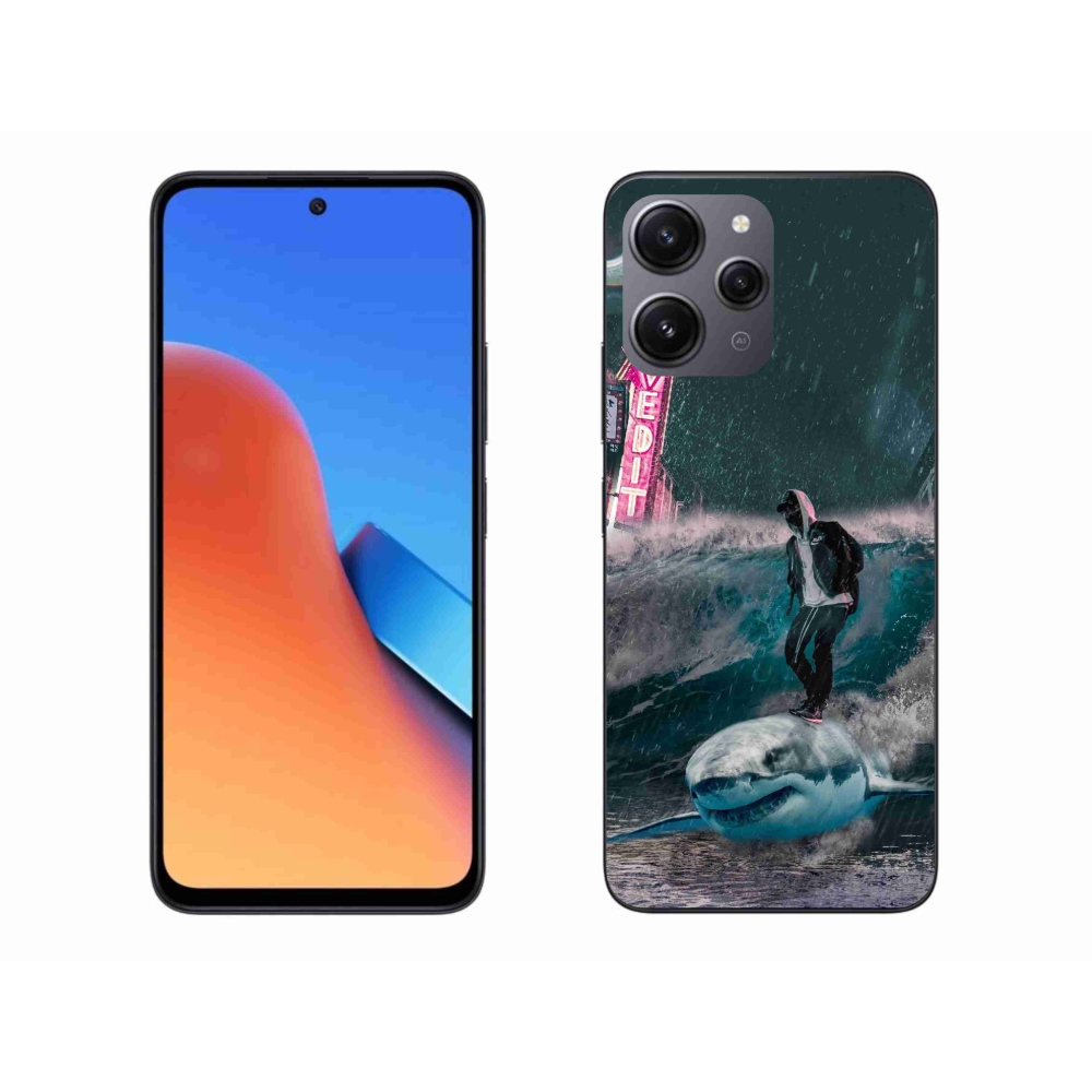 Gél borítás mmCase a Xiaomi Redmi 12-hez - cápa