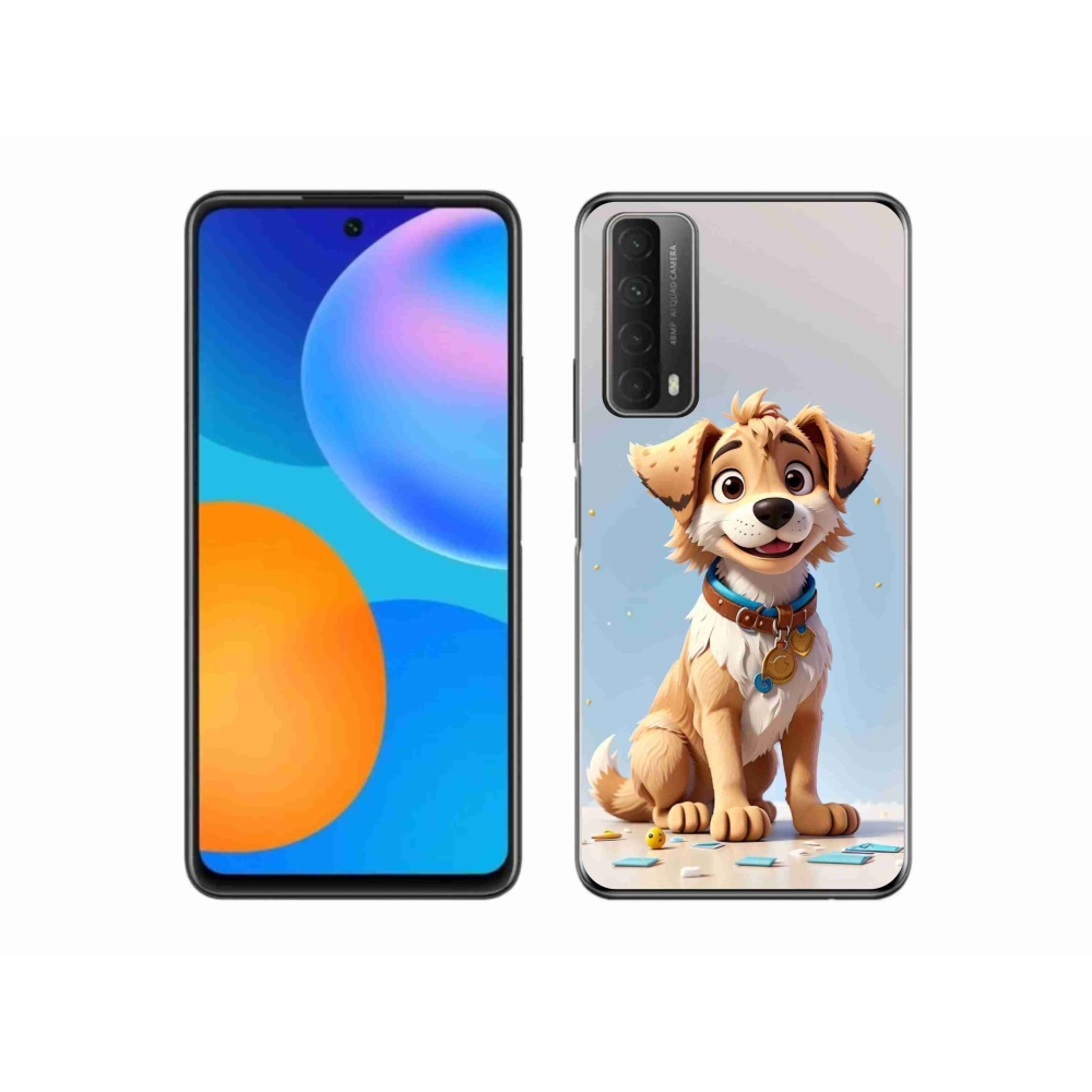 Gél borító mmCase a Huawei P Smart (2021) - rajzfilm kölyökkutyakölyökhöz
