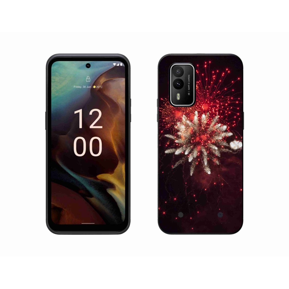Zselés borítás mmCase a Nokia XR21 készülékhez - tűzijáték